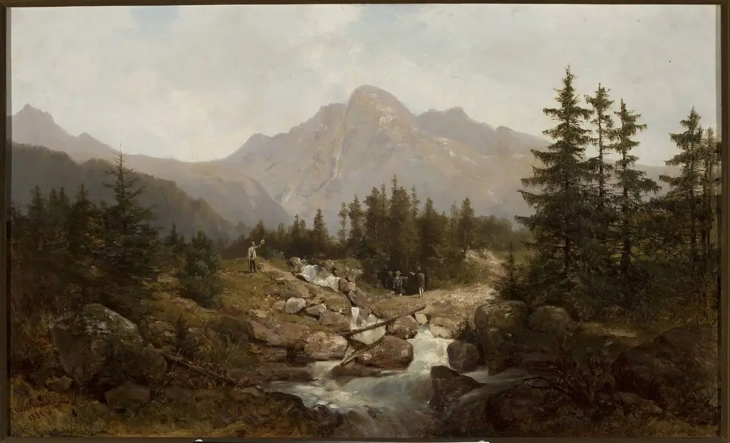 Tatra Mountain landscape, by Franciszek Wastkowski