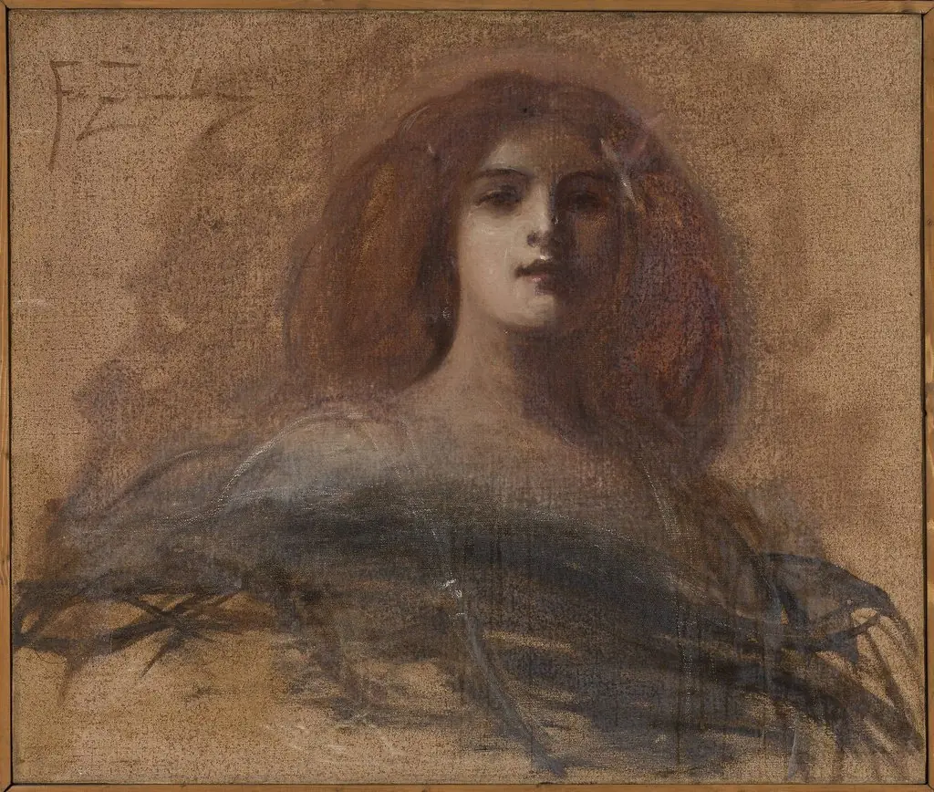 Red-haired woman, by Franciszek Żmurko