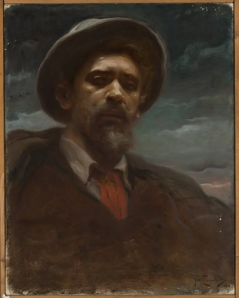 Self-portrait, by Franciszek Żmurko