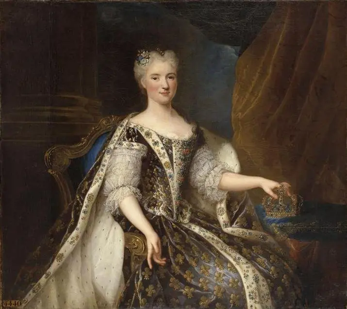 Porträt der Marie Leszczyńska (1703-1768), by François Albert Stiémart
