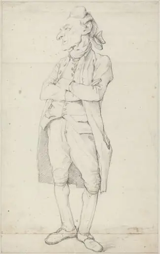 A Gentleman Standing with His Arms Crossed, by François-André Vincent