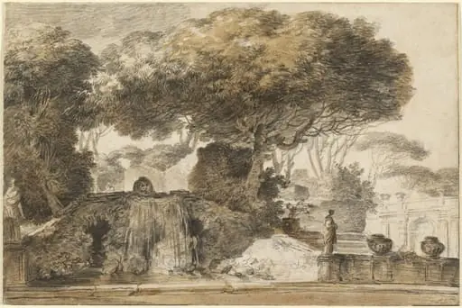 Park of an Italian Villa, by François-André Vincent