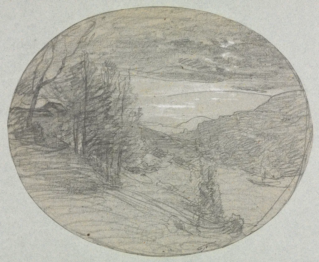 Landscape, by François-Auguste Ravier, 1804