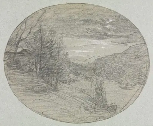 Landscape, by François-Auguste Ravier