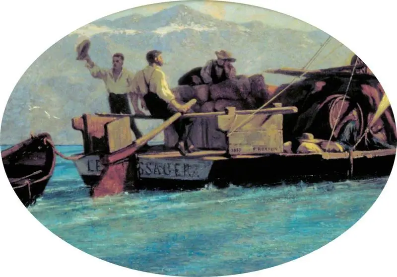 A Luggage Boat, by François Bocion