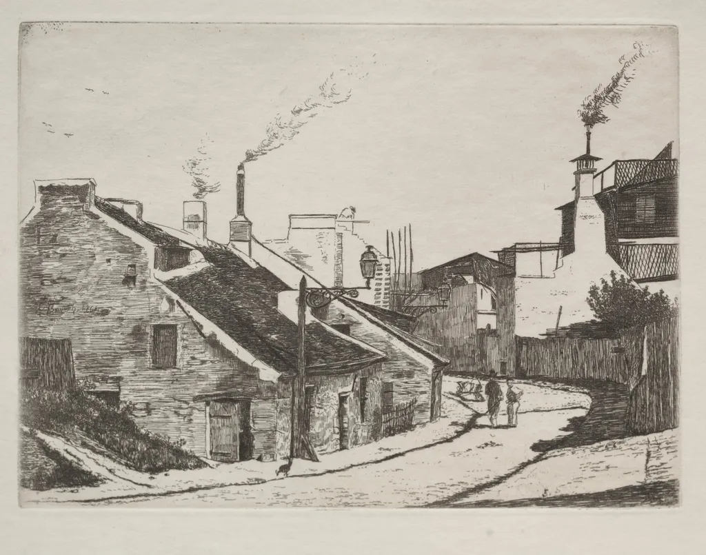 Country Street in Alouette, by François Bonvin, 1861