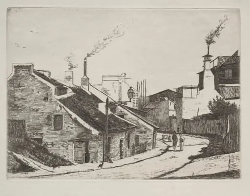 Country Street in Alouette, by François Bonvin