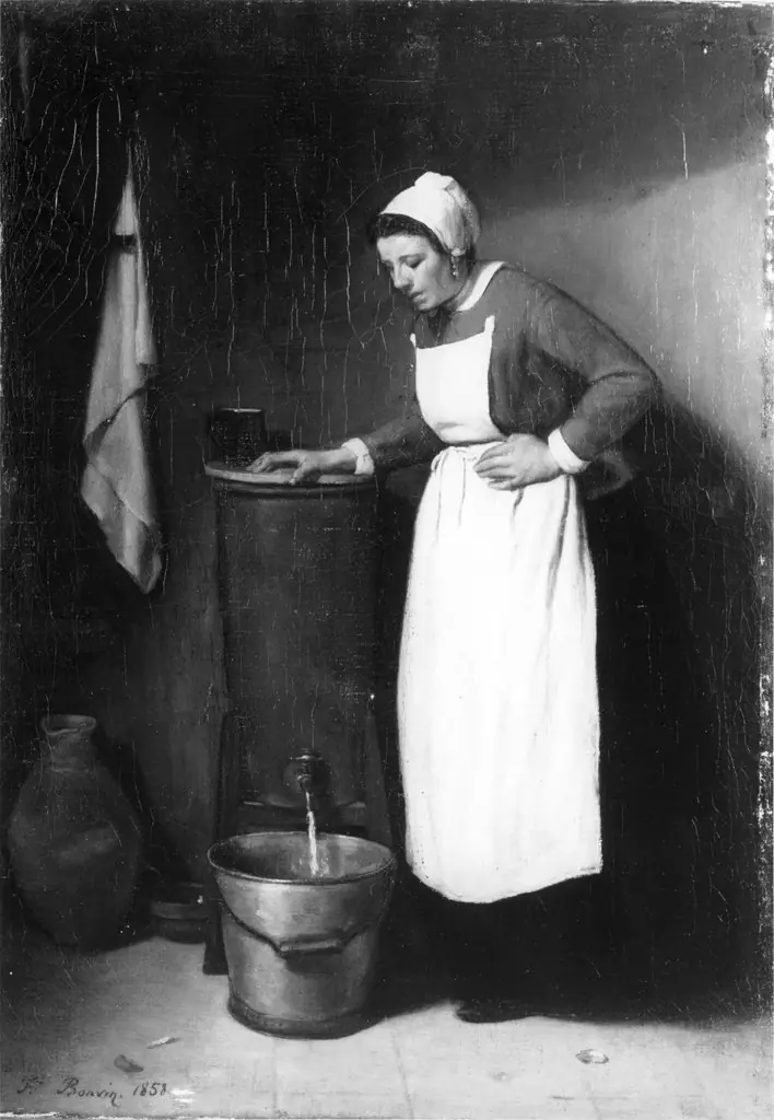 Drawing Water, by François Bonvin