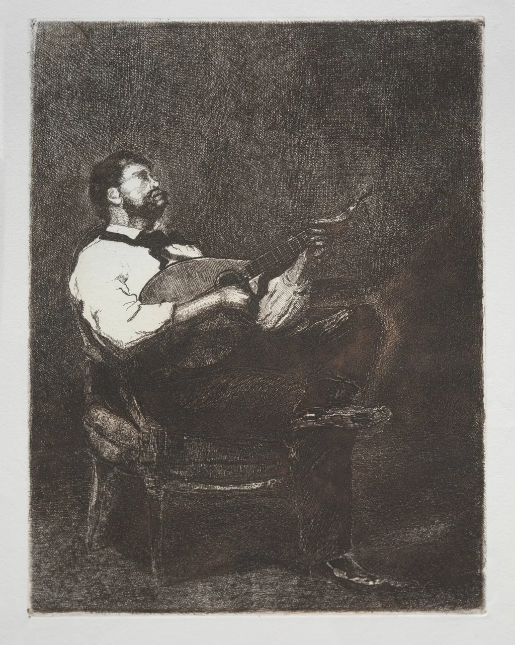 Guitar Player, by François Bonvin, 1861