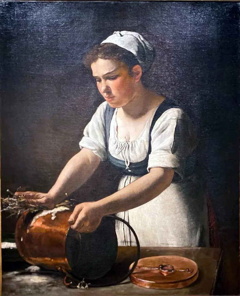 Limpiadora de cobres, by François Bonvin