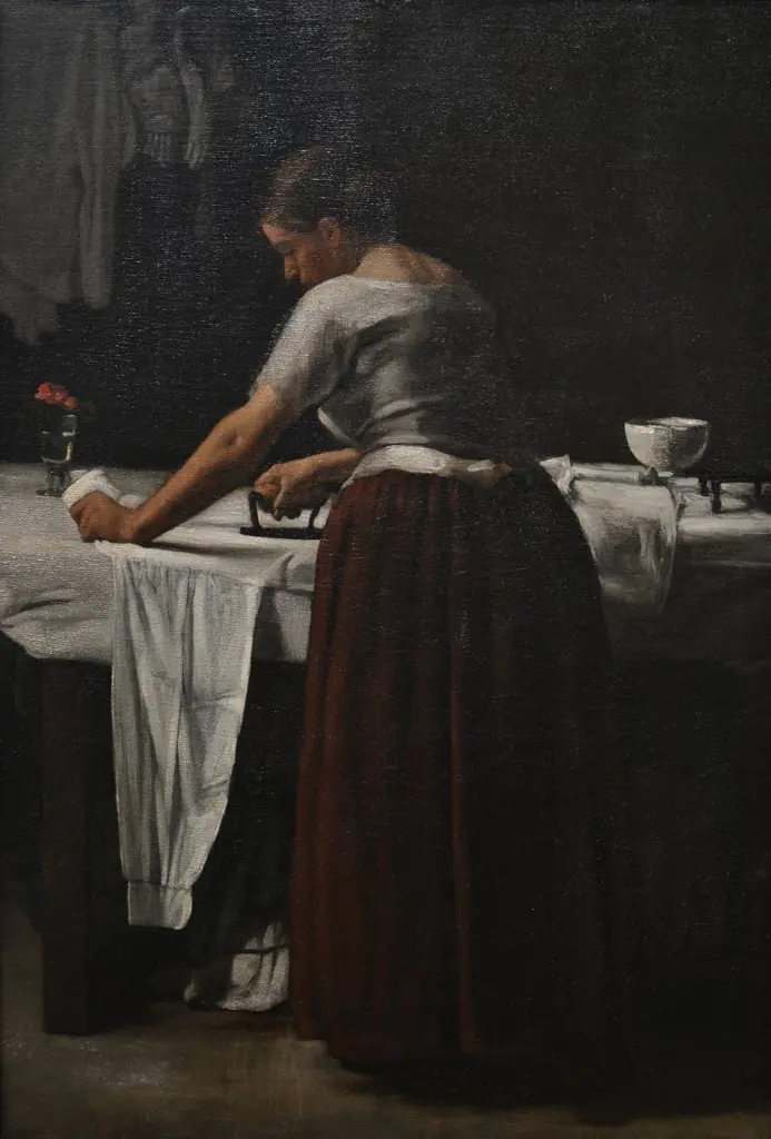 Woman Ironing, by François Bonvin