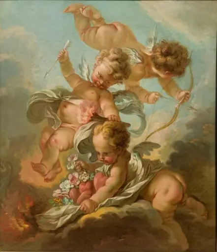Allegory of Fire, by François Boucher