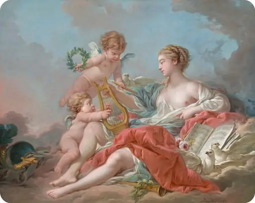 Allegory of Music, by François Boucher