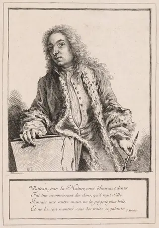 Antoine Watteau, by François Boucher