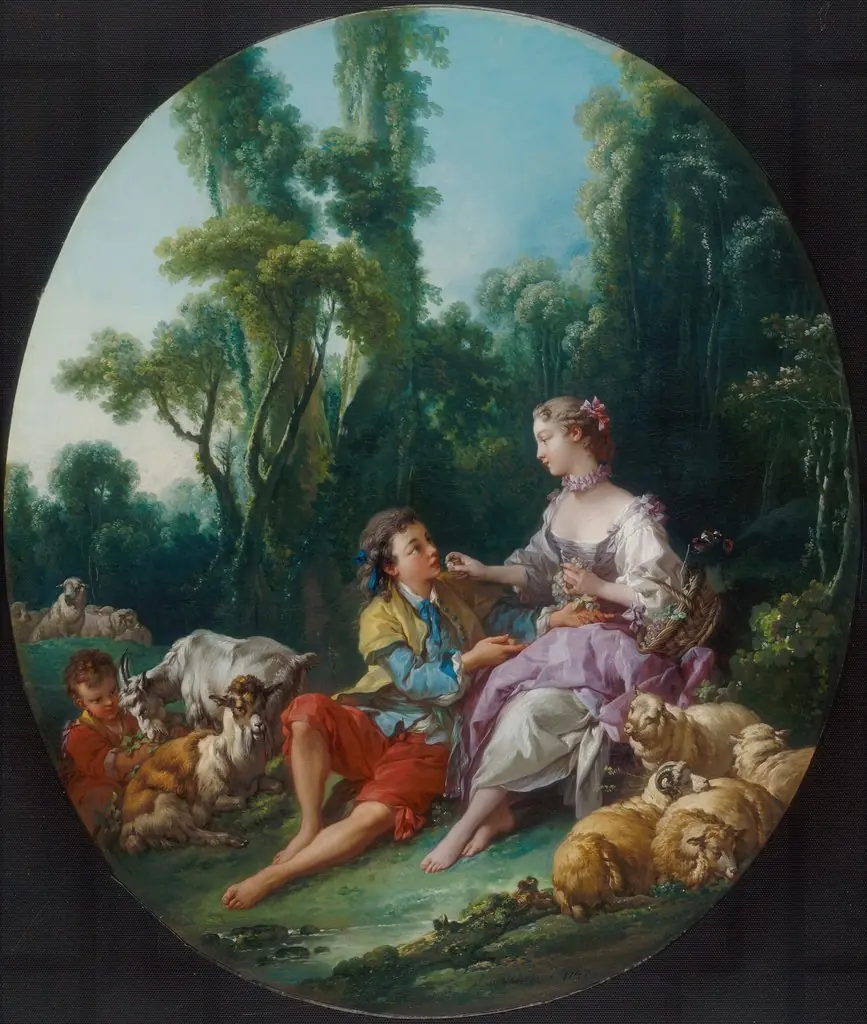 Are They Thinking about the Grape? (Pensent-ils au raisin?), by François Boucher