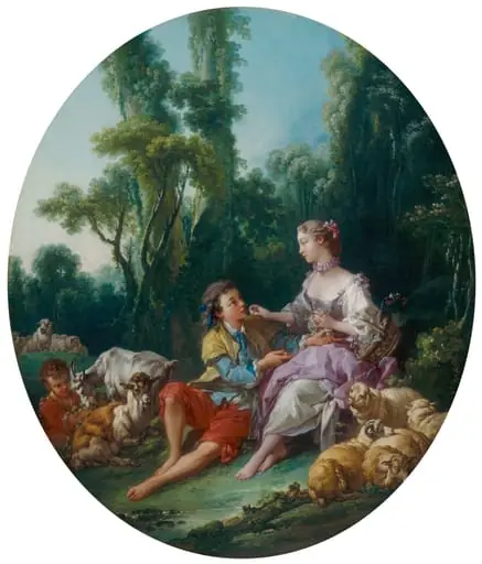 Are They Thinking about the Grape? (Pensent-ils au raisin?), by François Boucher