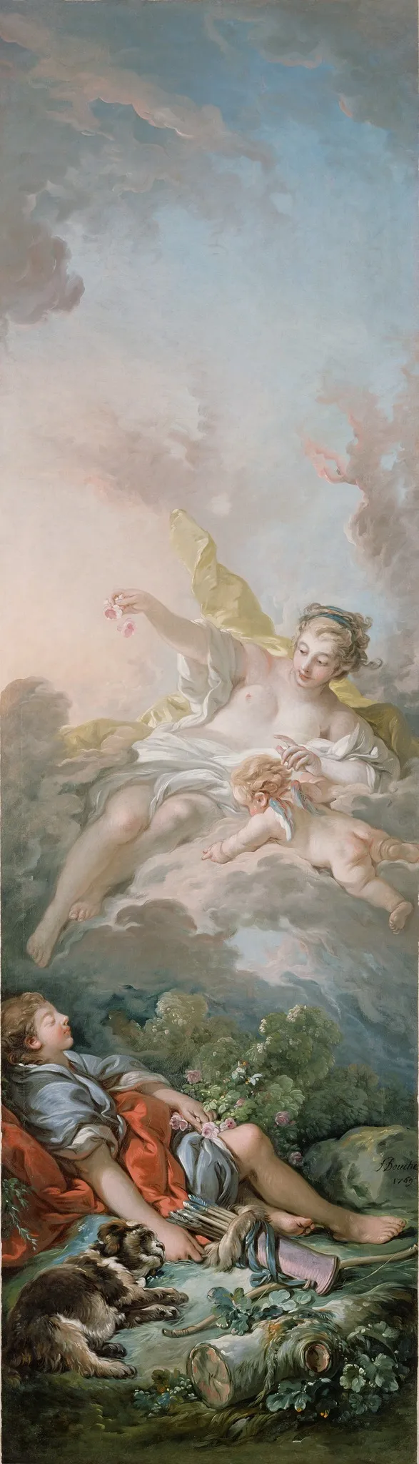 Aurora and Cephalus, by François Boucher, oil, 1769
