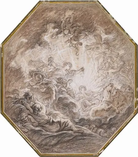 Aurora Heralding the Arrival of the Morning Sun, by François Boucher