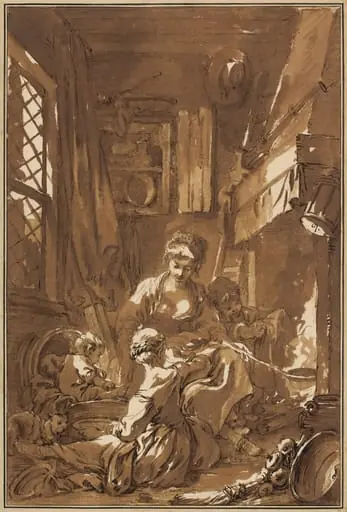 Crêpes, by François Boucher