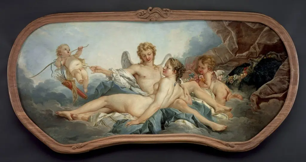 Cupid Wounding Psyche, by François Boucher