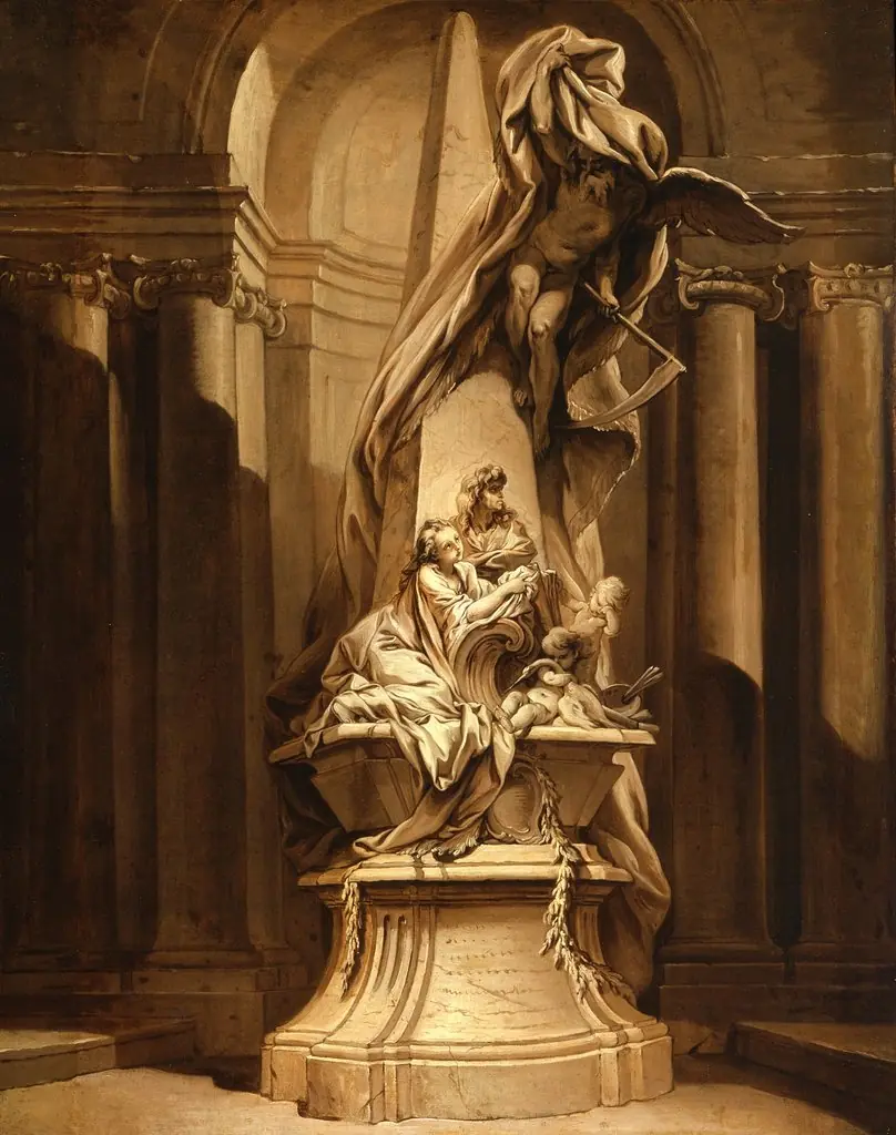 Monument to Mignard, by François Boucher