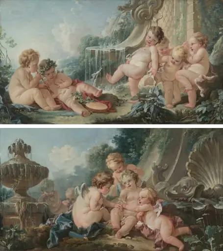 Music and Dance and Cupids in Conspiracy, by François Boucher, 1744