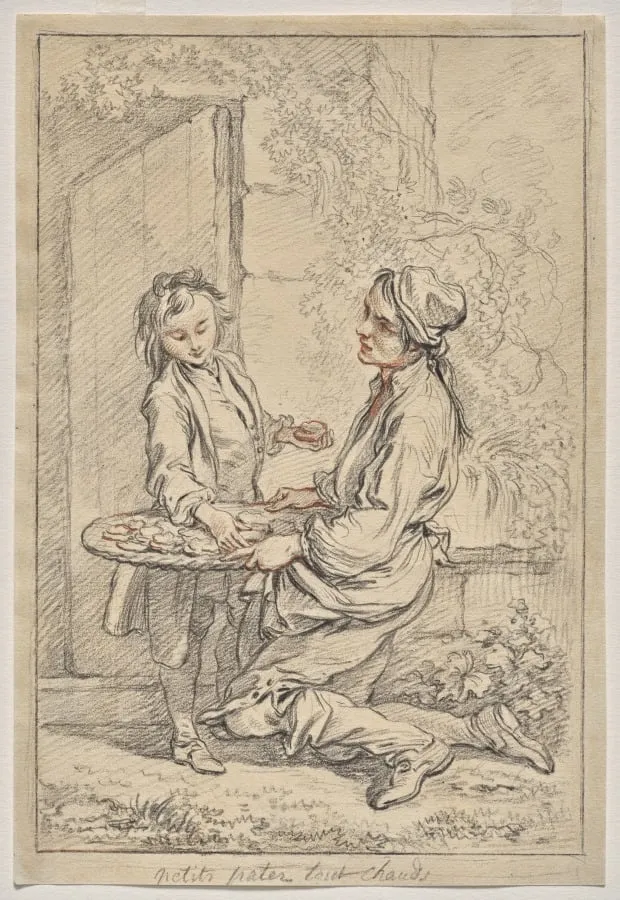 Pastries, Talmouses, All Hot, by François Boucher, 1737