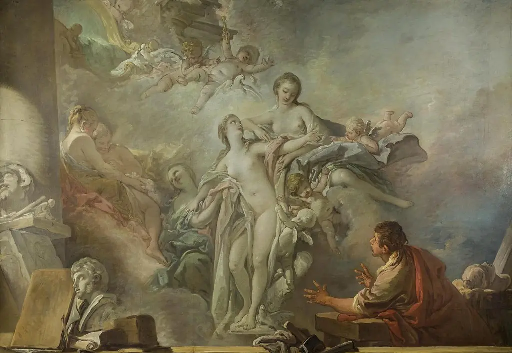 Pygmalion and Galatea, by François Boucher