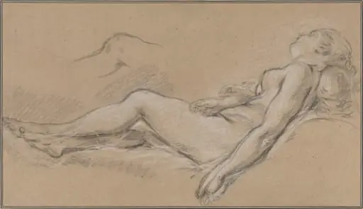 Reclining Nymph, by François Boucher