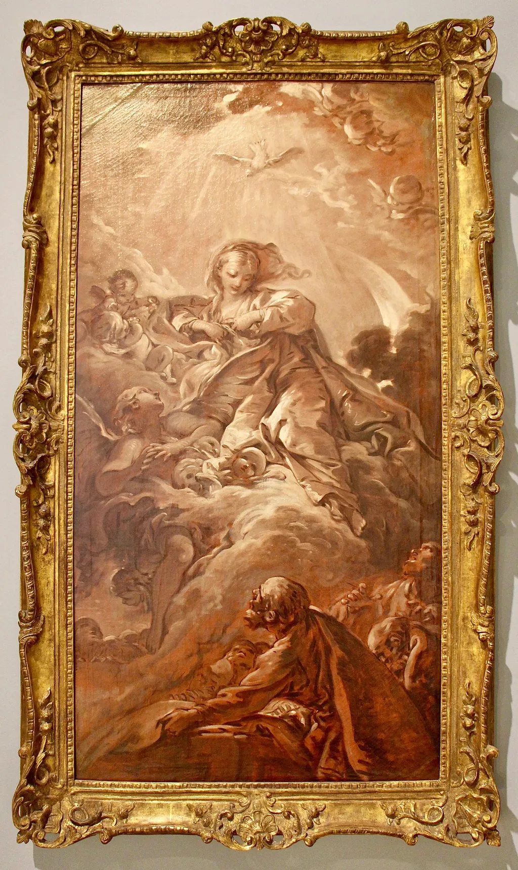 The Assumption of the Virgin, by François Boucher, oil, 1759
