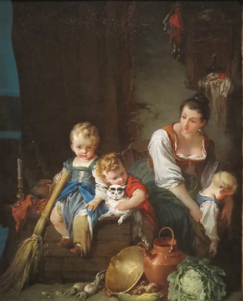 The Beautiful Country Woman, by François Boucher