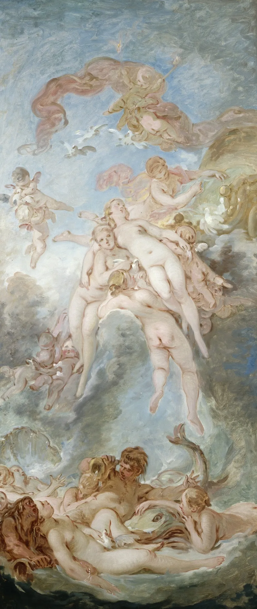 The Birth of Venus, by François Boucher, oil, 1765