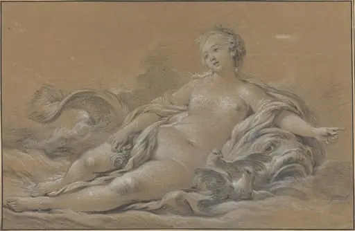 Venus Reclining on a Dolphin, by François Boucher