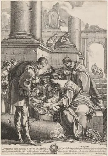 The Adoration of the Shepherds, by François Chauveau
