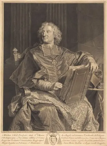 Cardinal de Polignac, by François Chereau I