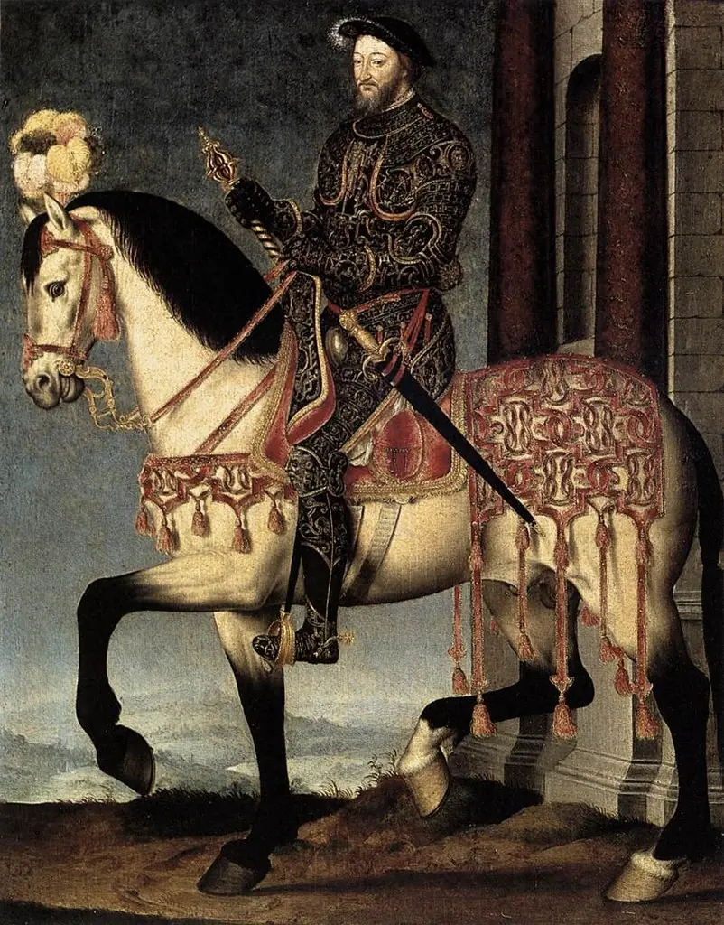Portrait équestre de François Ier, by François Clouet