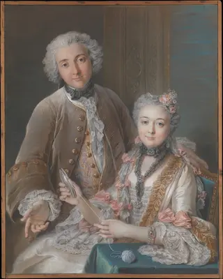 François de Jullienne (1722–1754) and Marie Elisabeth de Jullienne (Marie Elisabeth de Séré de Rieux, 1724–1795), by Charles-Antoine Coypel