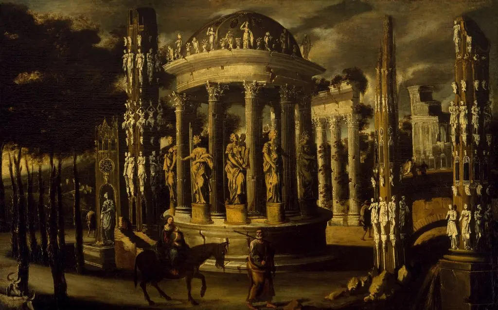 The Flight into Egypt, by François de Nomé