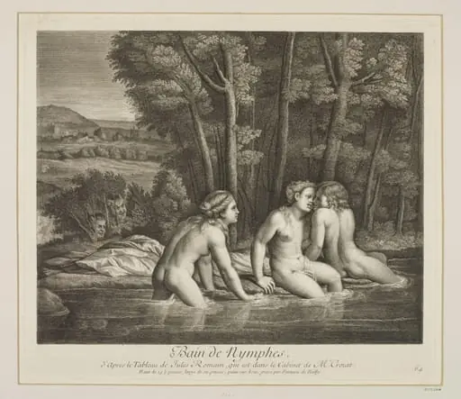 Nymphs Bathing, by François de Poilly