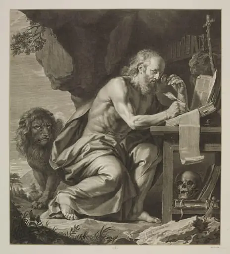 St. Jerome, by François de Poilly