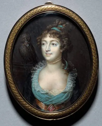 Portrait of Mademoiselle Marie-Anne Adelaide Le Normand, by François Dumont