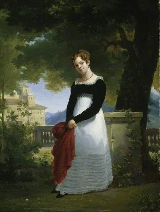 Portrait of Adélaïde-Sophie Cléret, Mme Tiolier c. 1817, by François-Édouard Picot, oil, 1817