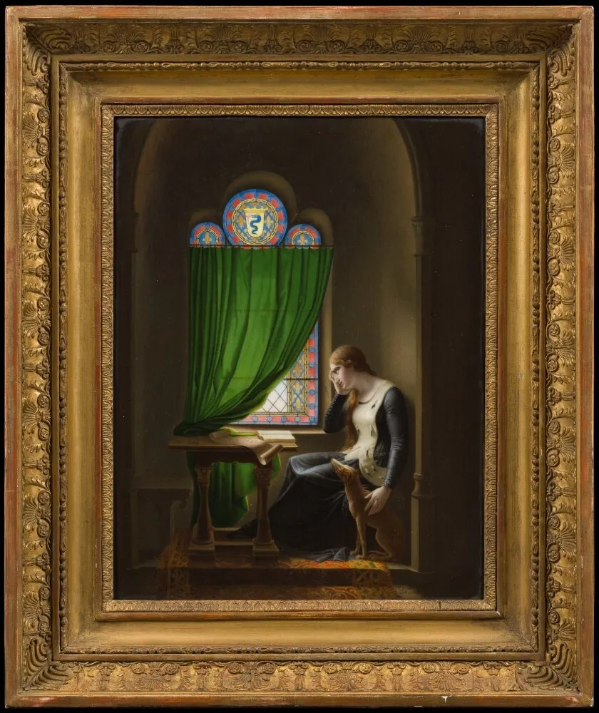 Valentine de Milan, by François Fleury-Richard, unspecified, 1810