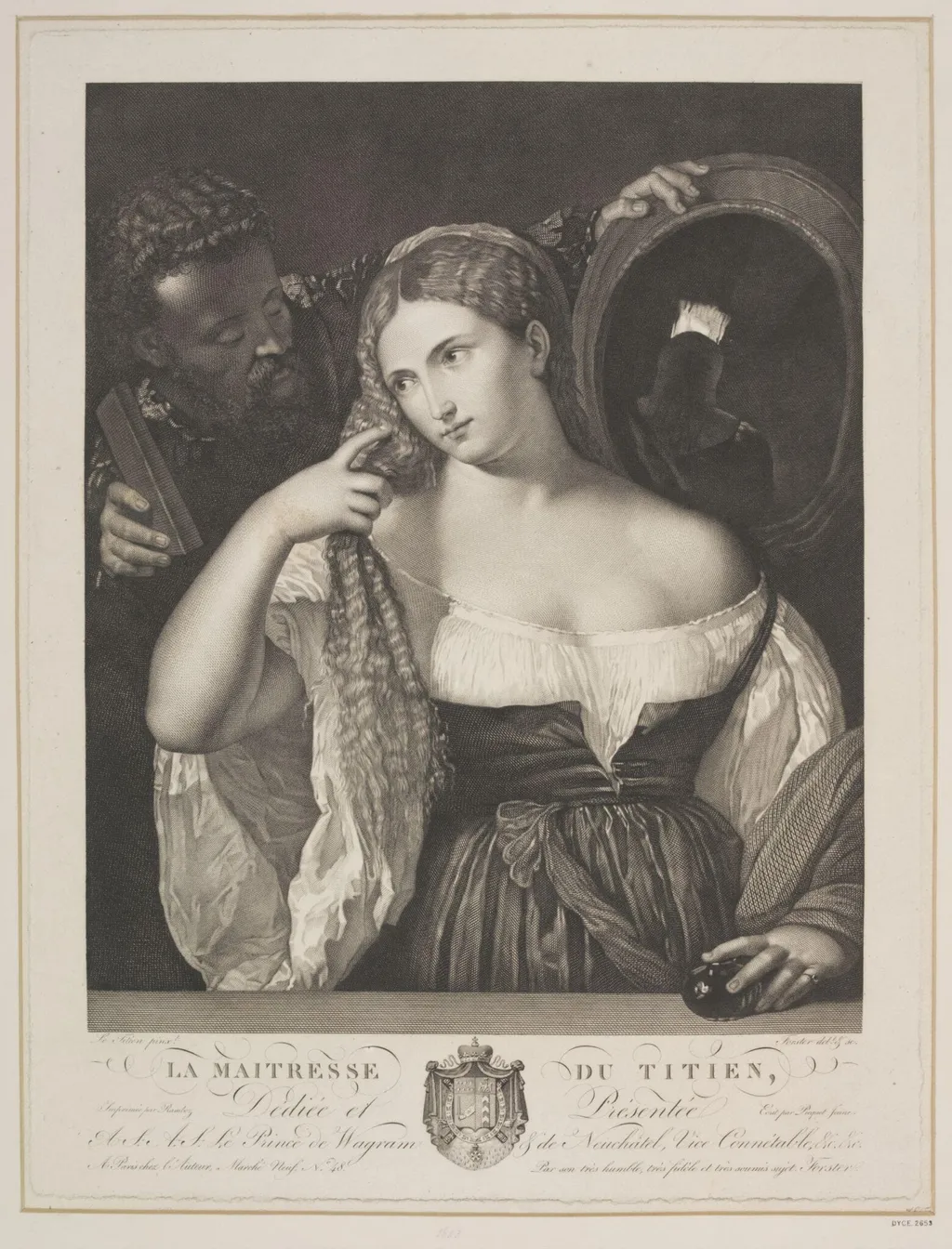 Titian's Mistress, by François Forster, 1850
