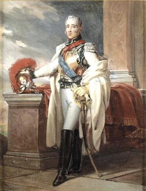Charles-Philippe de France (1757-1836), comte d'Artois, en uniforme de colonel général des Carabiniers, vers 1815 (esquisse), by François Gérard, oil, 1815