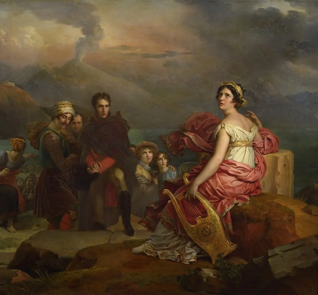 Corinne au Cap Misène, by François Gérard