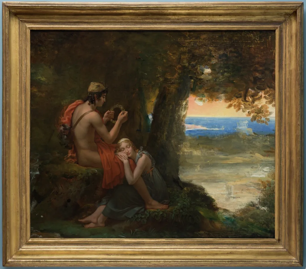 Daphnis and Chloe, by François Gérard, oil, 1824