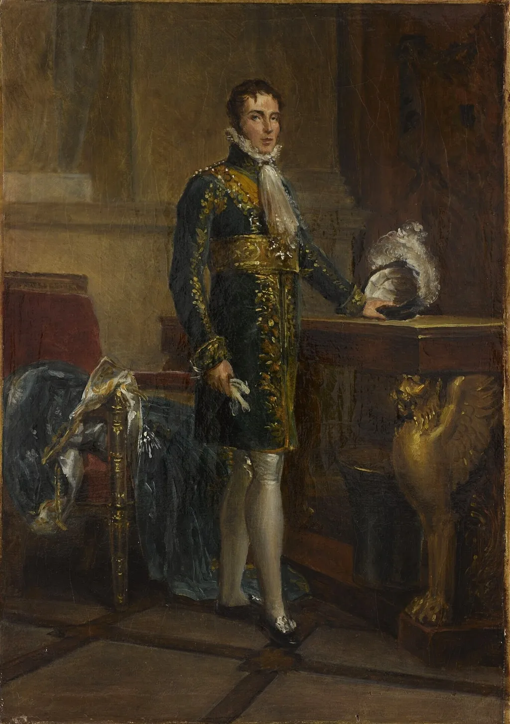 Eugène de Beauharnais (1781-1824), duc de Leuchtenberg, dit le prince Eugène, vice-roi d'Italie, by François Gérard, oil, 1812