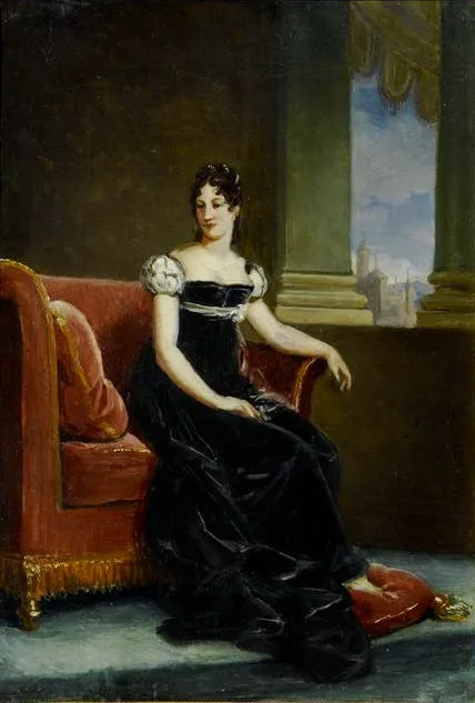 Eugénie-Bernardine-Désirée Clary, reine de Suède (1781-1860), by François Gérard, oil, 1813