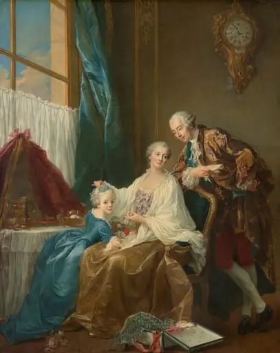 Family Portrait, by François-Hubert Drouais